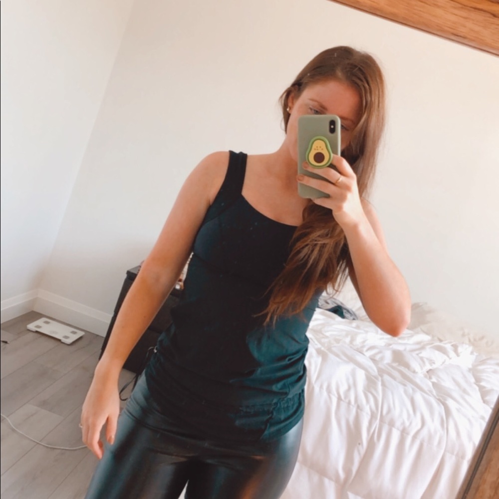 Black Flowy Lululemon Tank